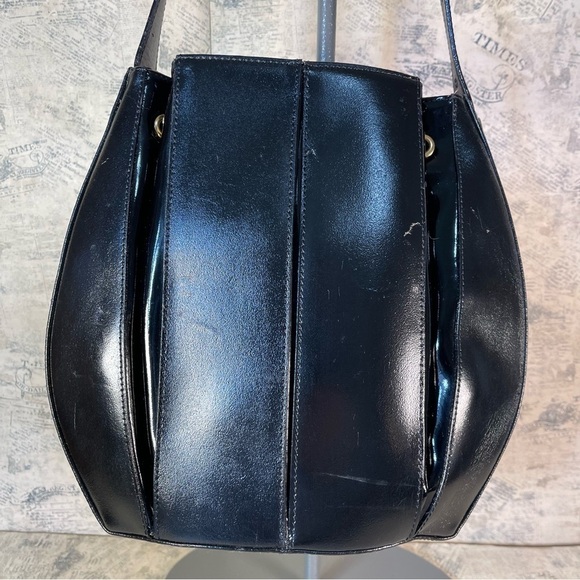 di Gregorio black leather  bucket bag - Picture 3 of 15